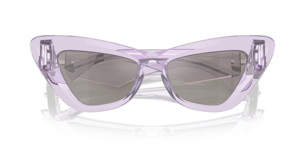 Burberry  0BE4421U 40956G 51 Violet / Light Grey Mirror Silver