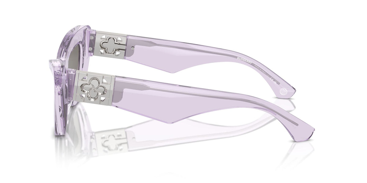 Burberry  0BE4421U 40956G 51 Violet / Light Grey Mirror Silver