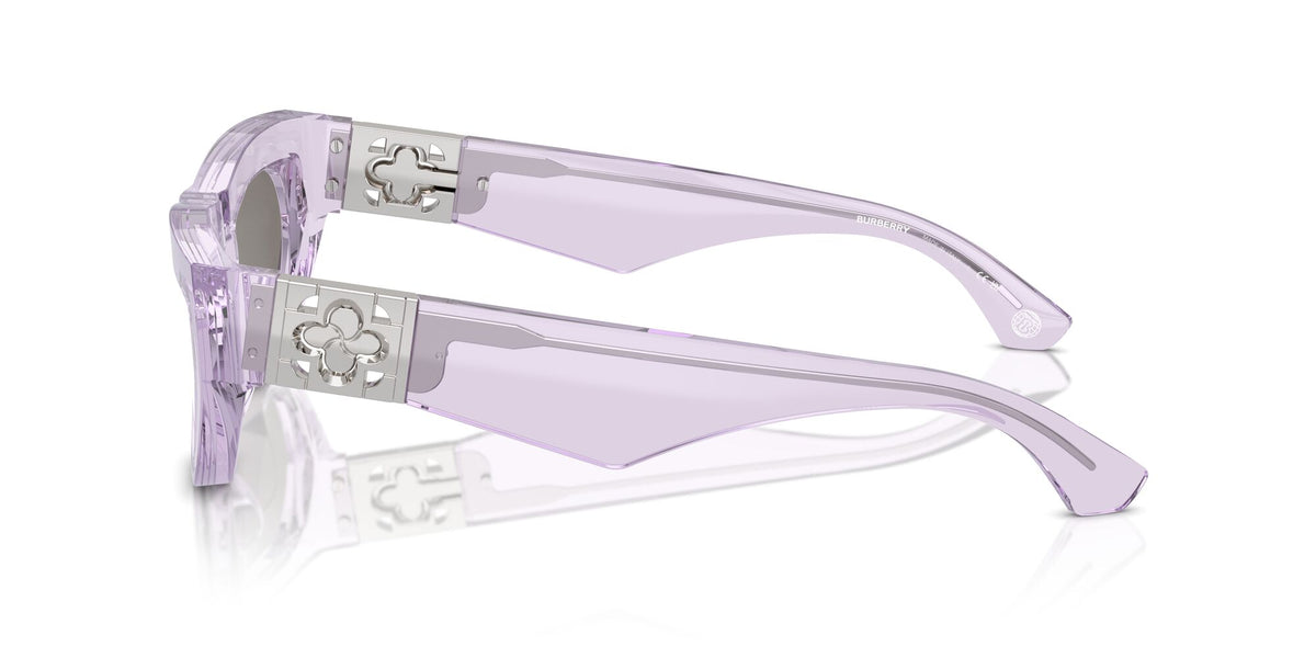 Burberry  0BE4422U 40956G 58 Violet / Light Grey Mirror Silver