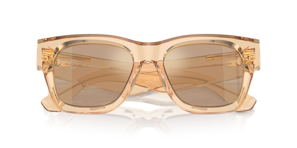 Burberry  0BE4424F 40635A 52 Brown / Light Brown Mirror Flash Gold