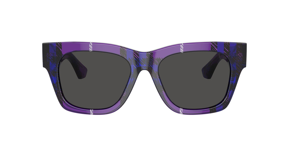 Burberry  0BE4424F 411387 52 Check Violet / Dark Grey