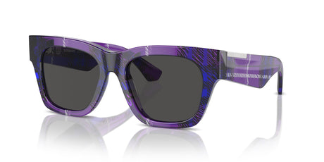Burberry  0BE4424F 411387 52 Check Violet / Dark Grey