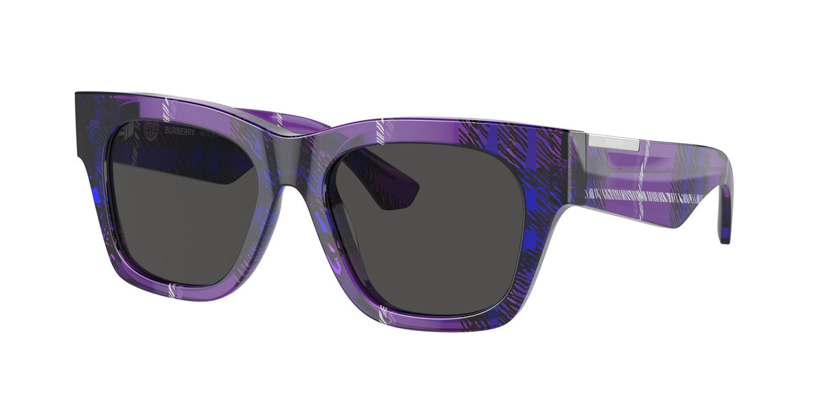Burberry  0BE4424 411387 52 Check Violet / Dark Grey