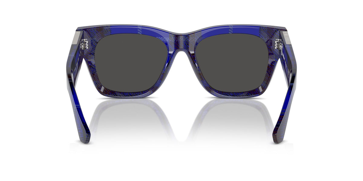 Burberry  0BE4424 411487 52 Check Blue / Dark Grey