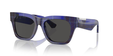 Burberry  0BE4424 411487 52 Check Blue / Dark Grey