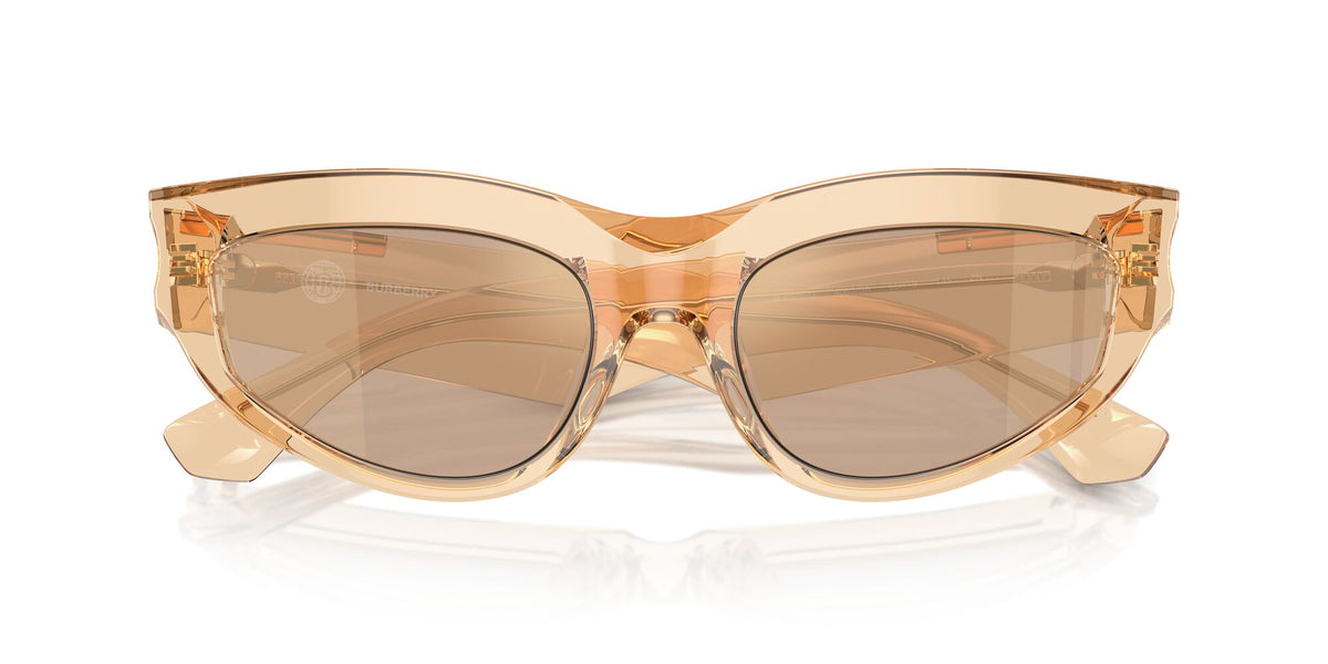 Burberry  0BE4425U 40635A 55 Brown / Light Brown Mirror Flash Gold