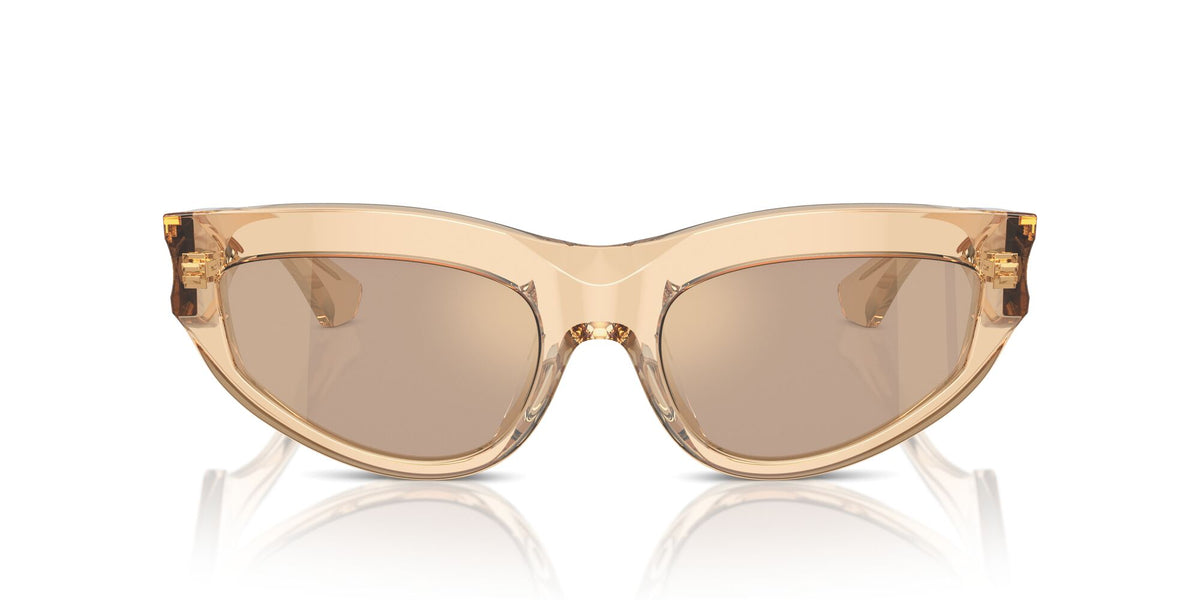 Burberry  0BE4425U 40635A 55 Brown / Light Brown Mirror Flash Gold