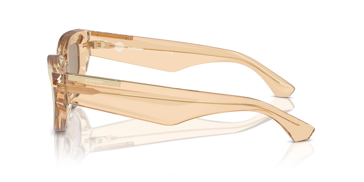 Burberry  0BE4425U 40635A 55 Brown / Light Brown Mirror Flash Gold