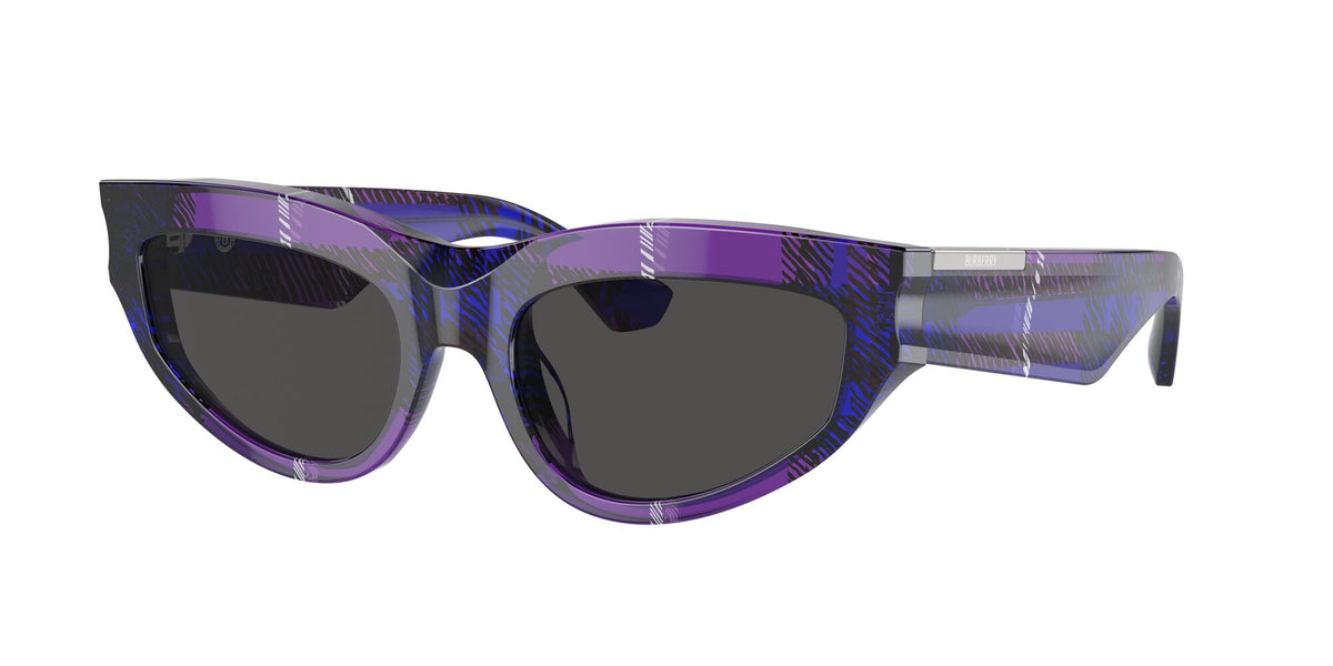 Burberry  0BE4425U 411387 55 Check Violet / Dark Grey