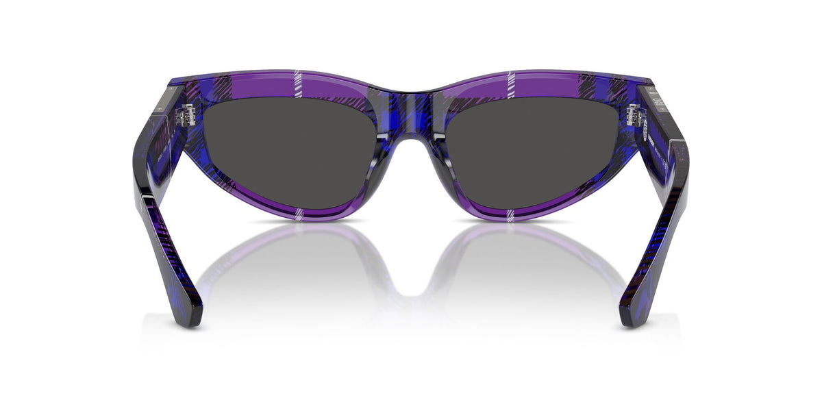 Burberry  0BE4425U 411387 55 Check Violet / Dark Grey