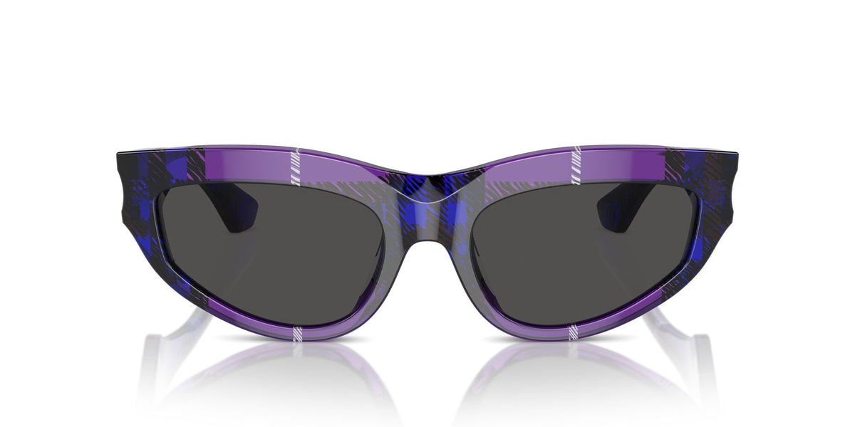 Burberry  0BE4425U 411387 55 Check Violet / Dark Grey