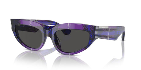 Burberry  0BE4425U 411387 55 Check Violet / Dark Grey