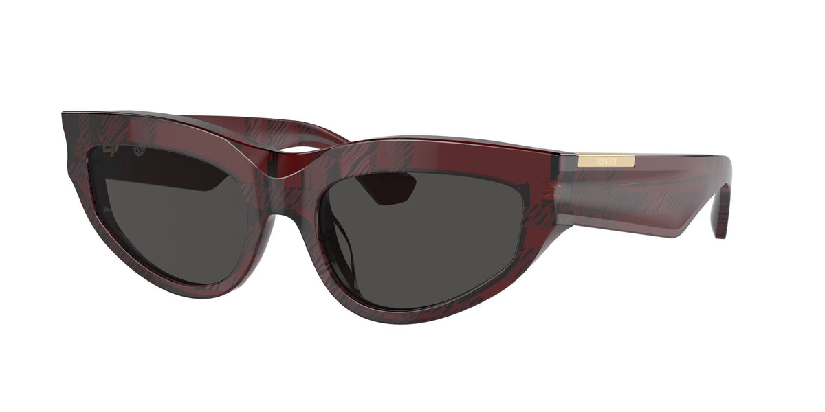 Burberry  0BE4425U 411587 55 Check Red / Dark Grey