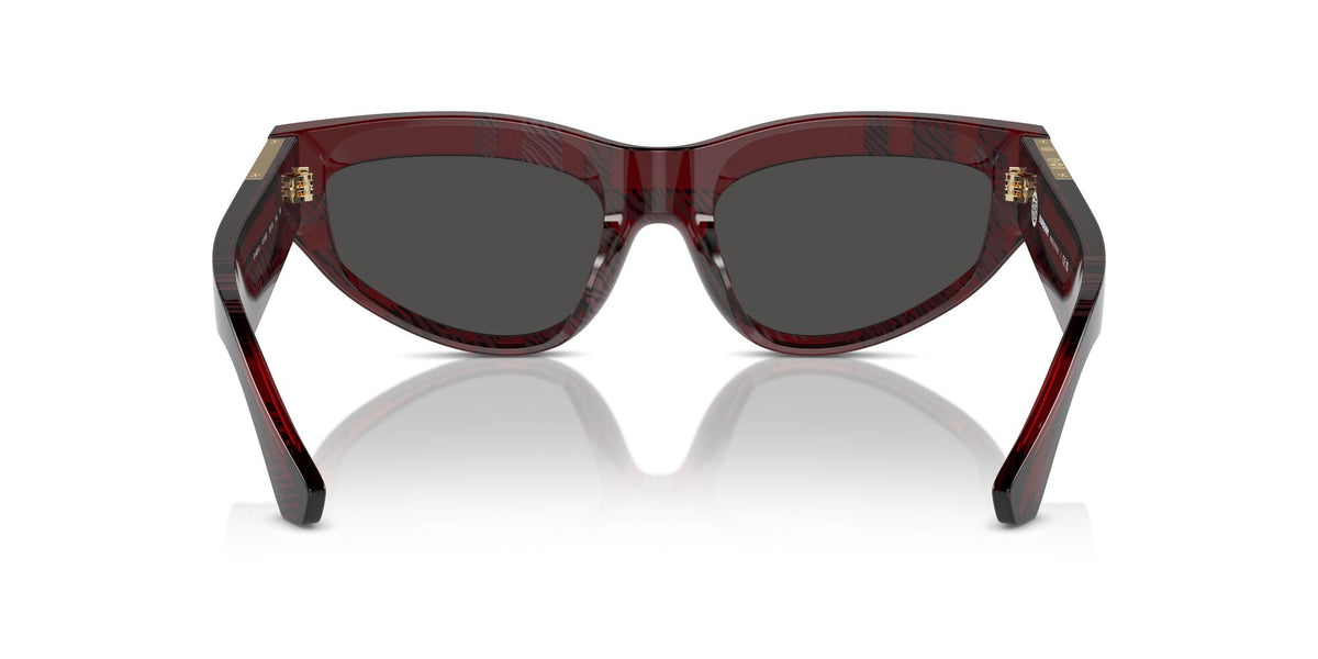 Burberry  0BE4425U 411587 55 Check Red / Dark Grey