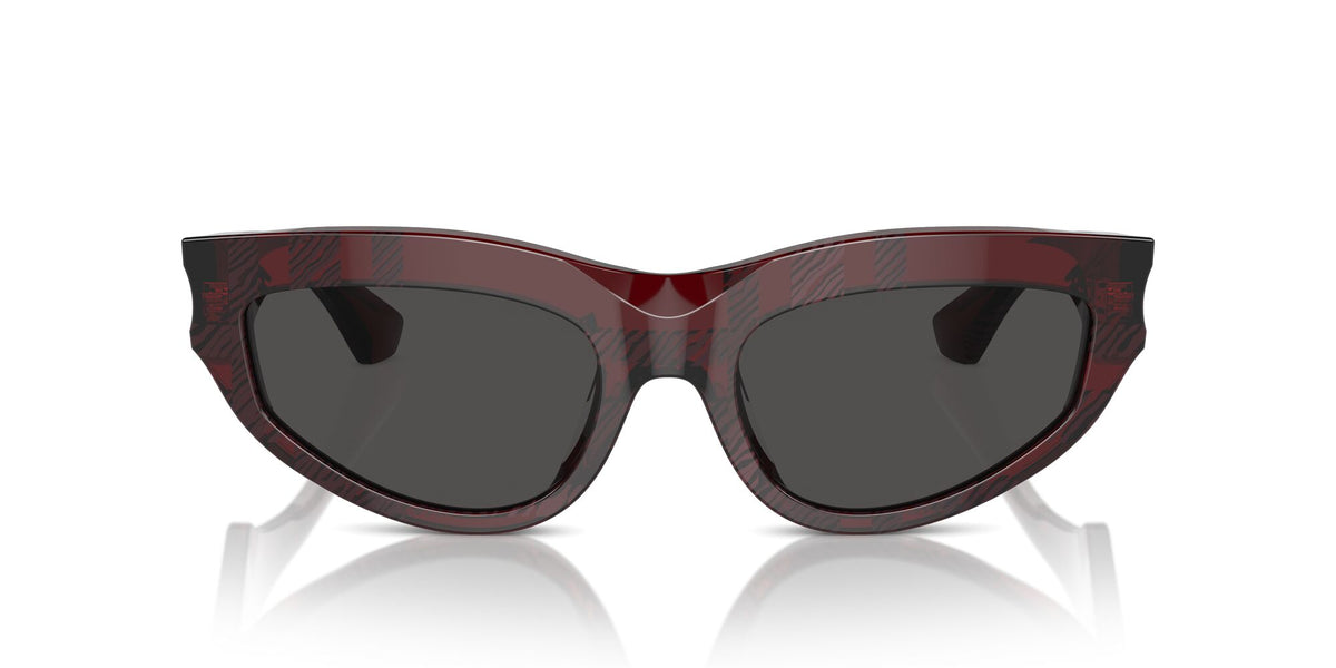 Burberry  0BE4425U 411587 55 Check Red / Dark Grey