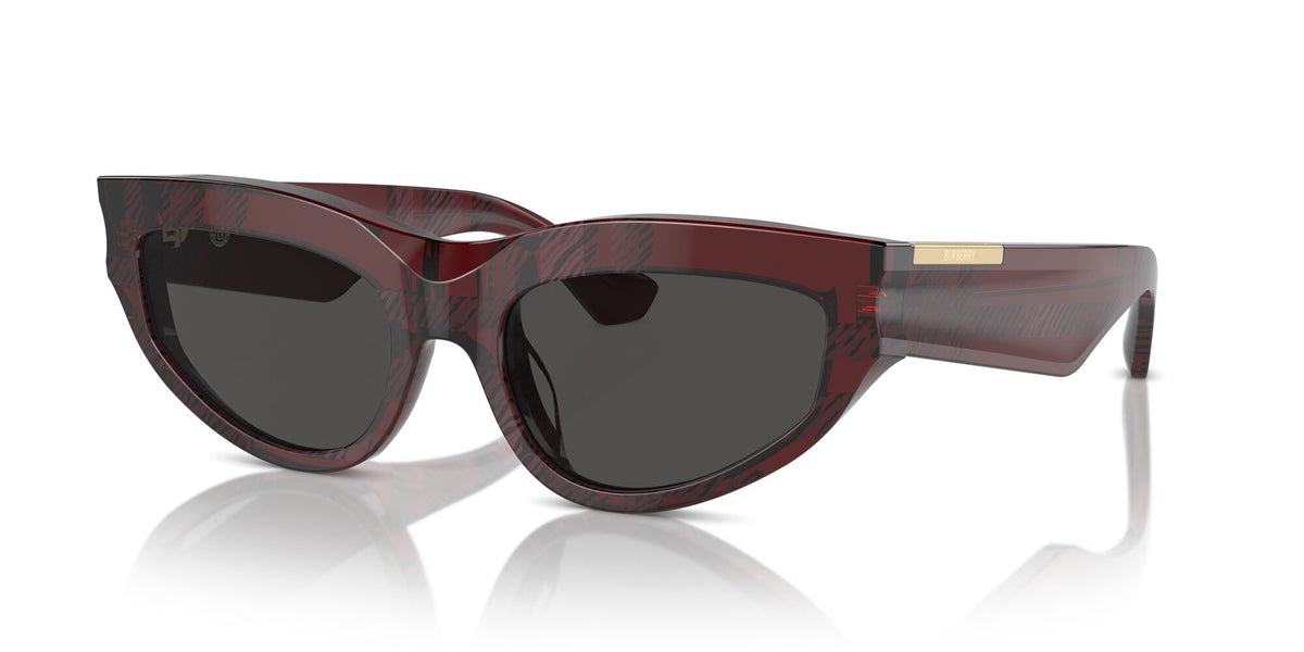 Burberry  0BE4425U 411587 55 Check Red / Dark Grey