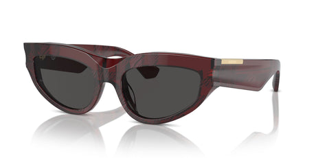 Burberry  0BE4425U 411587 55 Check Red / Dark Grey