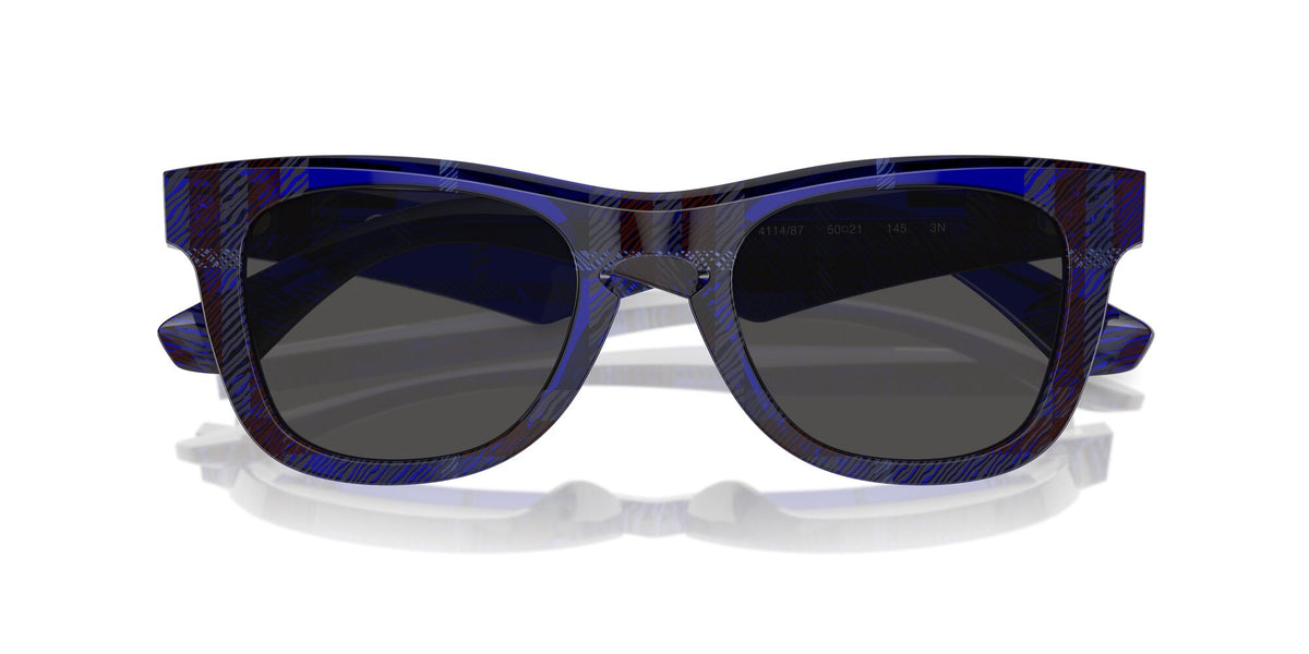 Burberry  0BE4426F 411487 50 Check Blue / Dark Grey