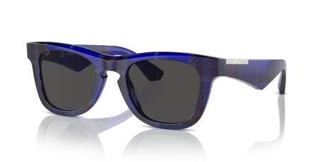 Burberry  0BE4426F 411487 50 Check Blue / Dark Grey