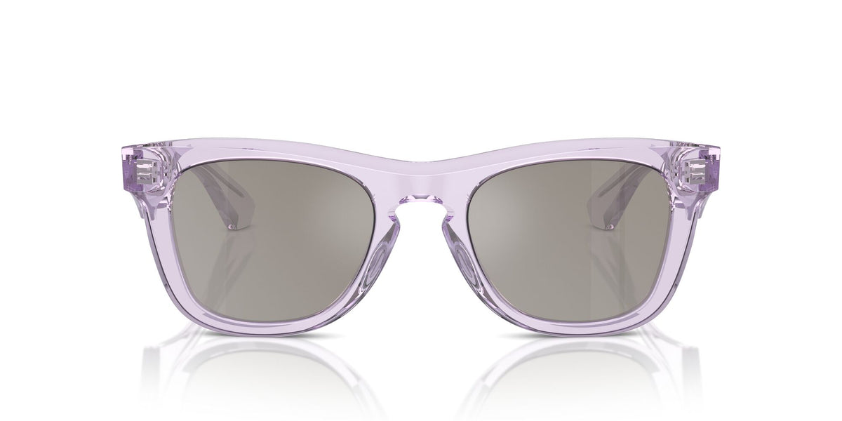 Burberry  0BE4426 40956G 50 Violet / Light Grey Mirror Silver