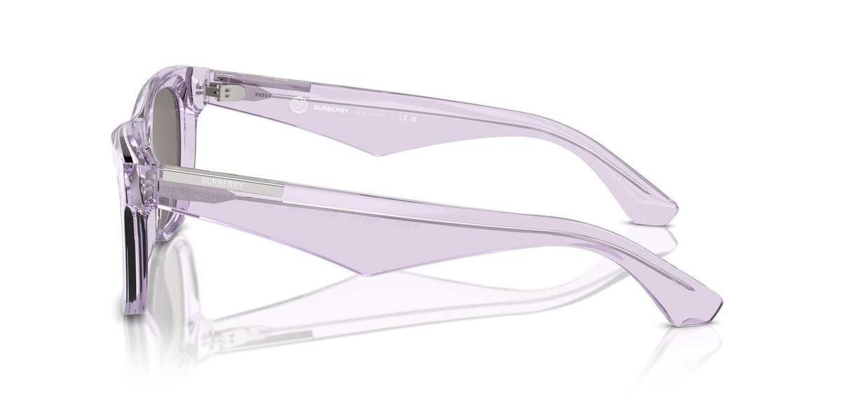 Burberry  0BE4426 40956G 50 Violet / Light Grey Mirror Silver