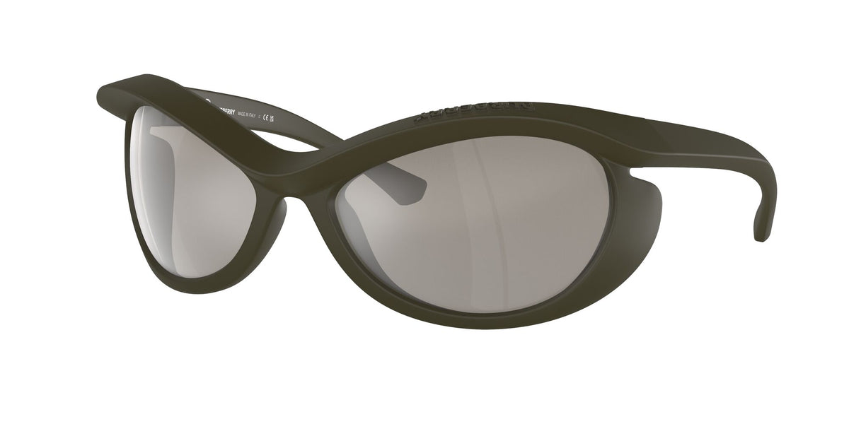 Burberry  0BE4428U 41096G 66 Green Lens / Light Grey Mirror Silver