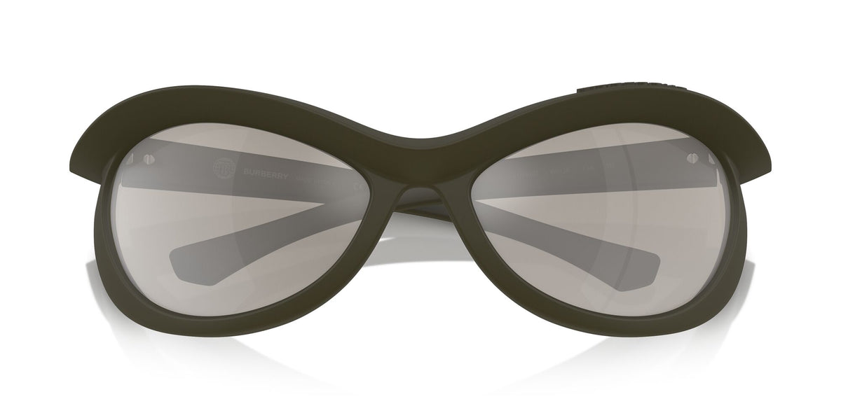 Burberry  0BE4428U 41096G 66 Green Lens / Light Grey Mirror Silver