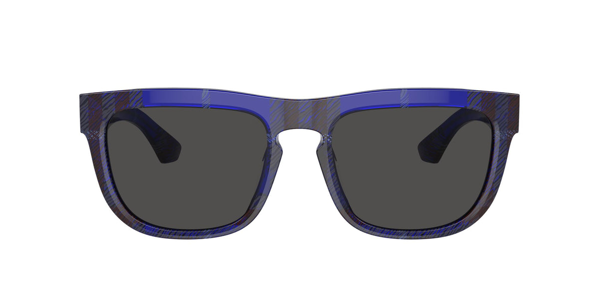 Burberry  0BE4431U 411487 56 Check Blue / Dark Grey