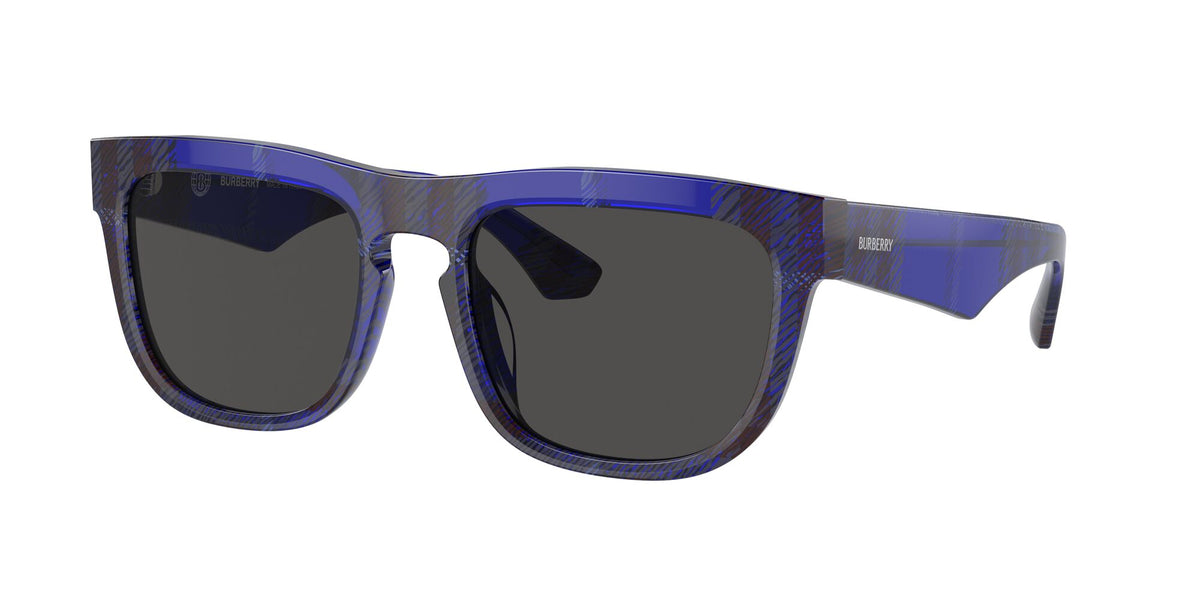 Burberry  0BE4431U 411487 56 Check Blue / Dark Grey