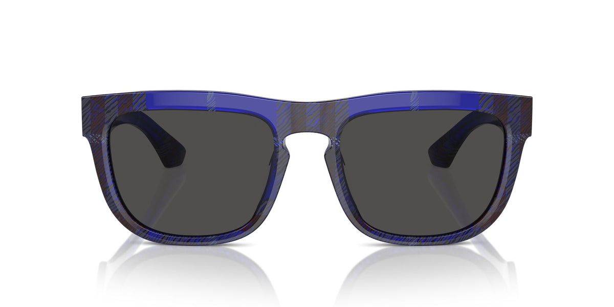 Burberry  0BE4431U 411487 56 Check Blue / Dark Grey