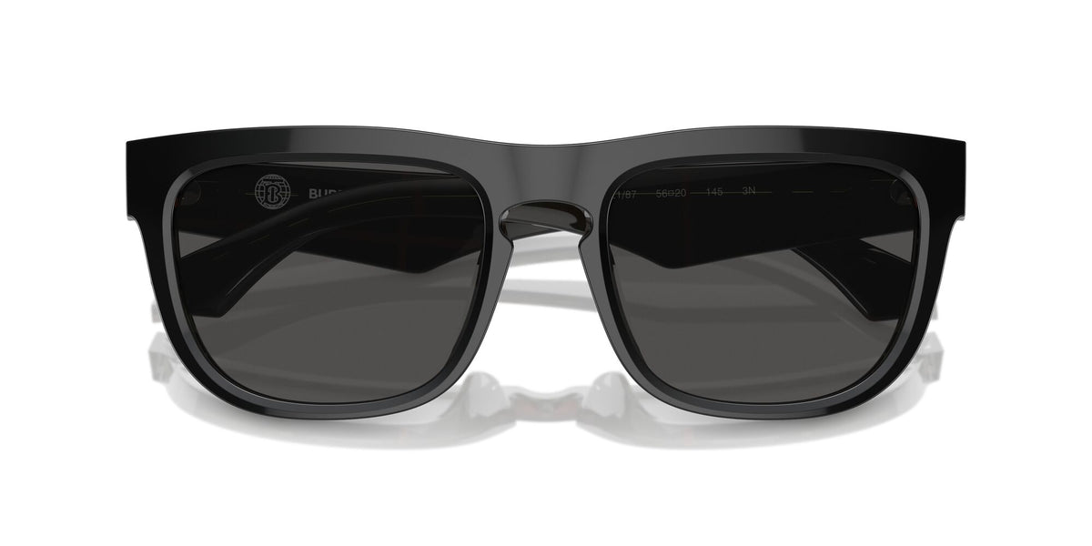 Burberry  0BE4431U 412187 56 Top Black On Vintage Check / Dark Grey