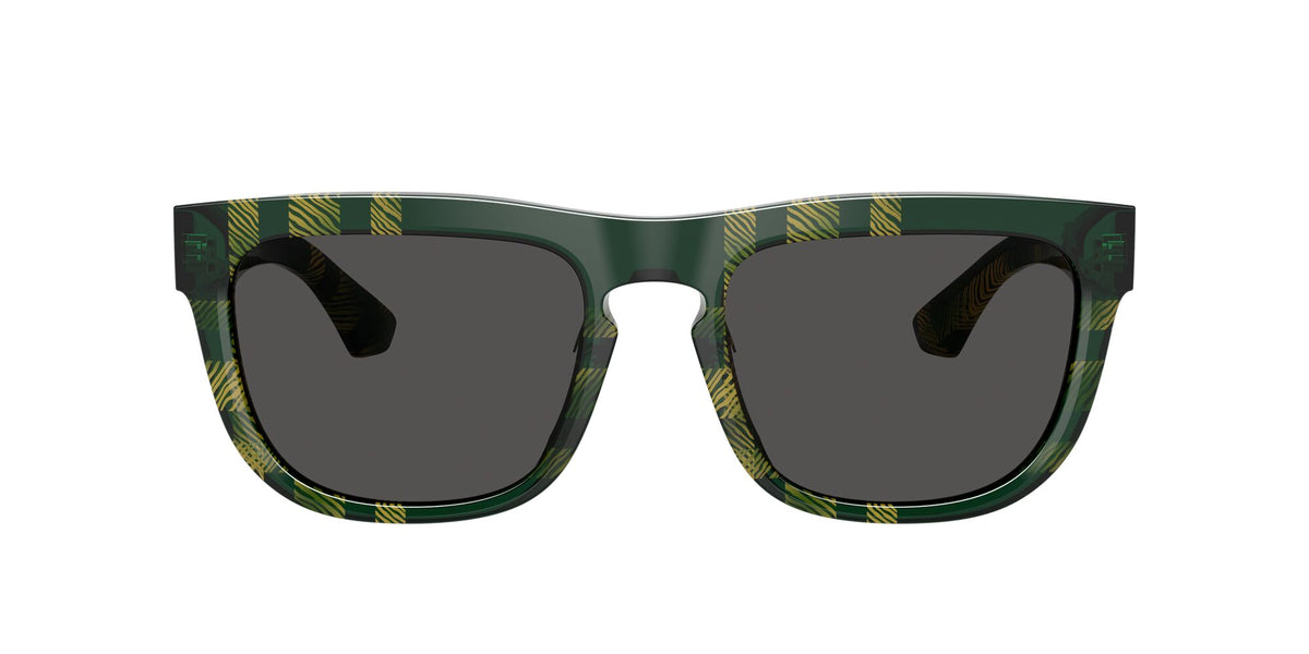 Burberry  0BE4431U 412587 56 Check Green/ Dark Grey