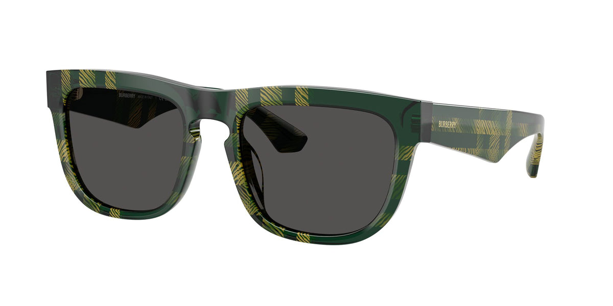 Burberry  0BE4431U 412587 56 Check Green/ Dark Grey