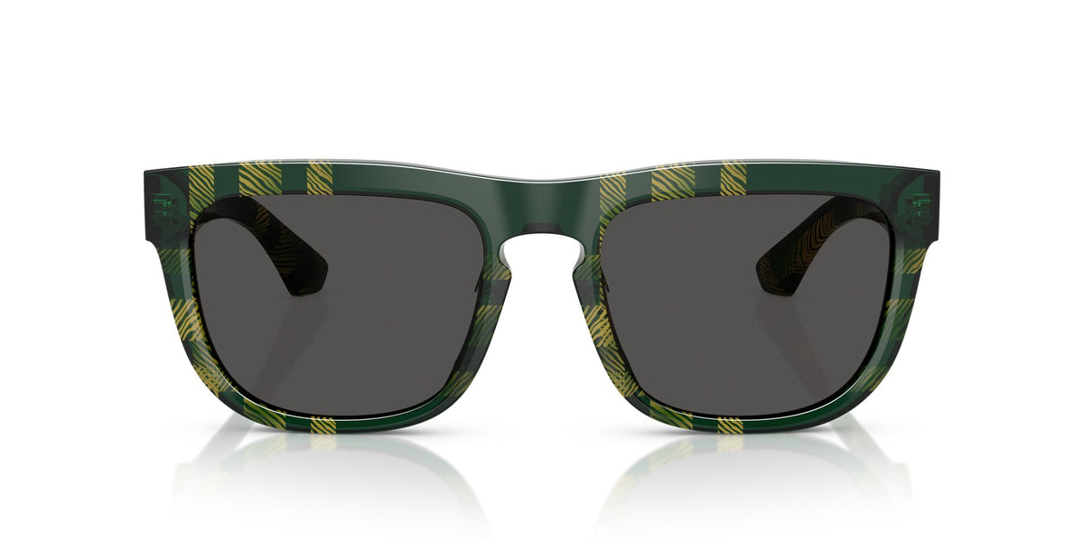 Burberry  0BE4431U 412587 56 Check Green/ Dark Grey