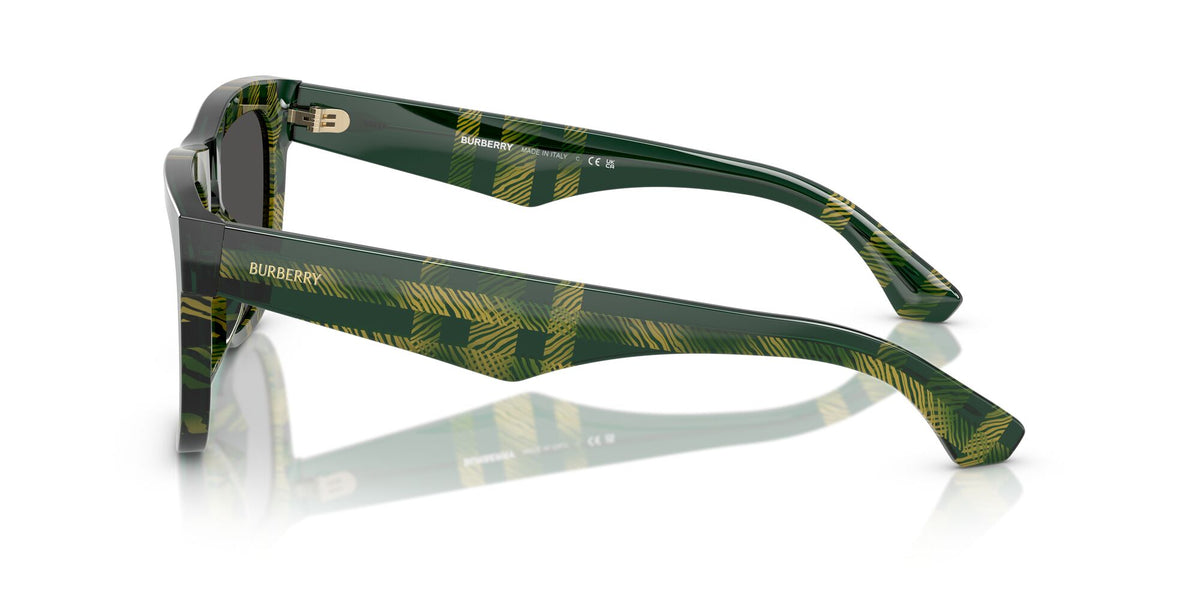 Burberry  0BE4431U 412587 56 Check Green/ Dark Grey