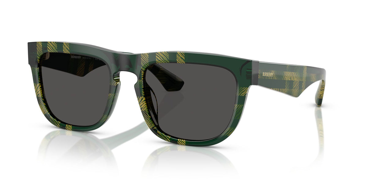 Burberry  0BE4431U 412587 56 Check Green/ Dark Grey