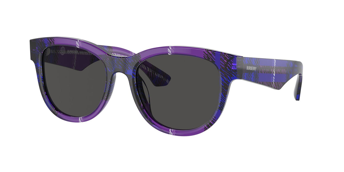 Burberry  0BE4432U 411387 54 Check Violet / Dark Grey