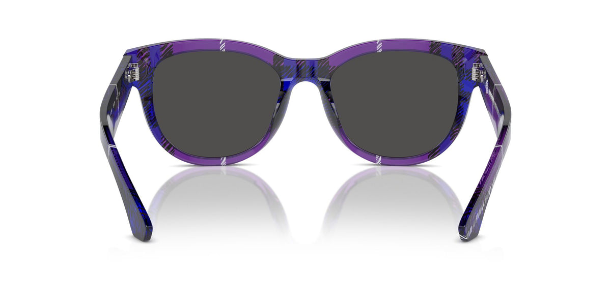 Burberry  0BE4432U 411387 54 Check Violet / Dark Grey