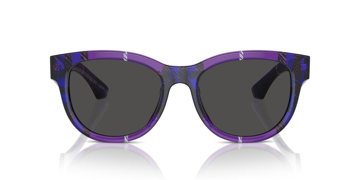 Burberry  0BE4432U 411387 54 Check Violet / Dark Grey