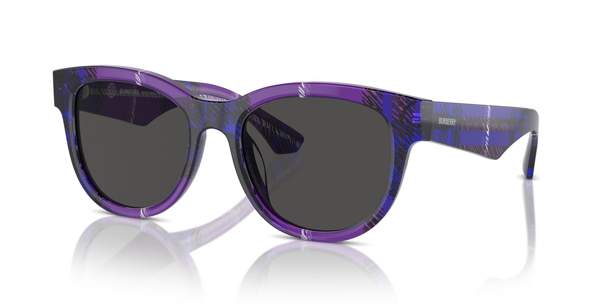Burberry  0BE4432U 411387 54 Check Violet / Dark Grey