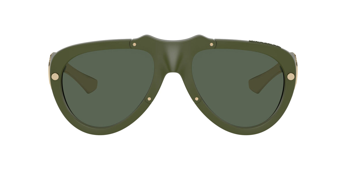 Burberry  0BE4433U 413871 57 Green Lens Rubber / Dark Green Lens