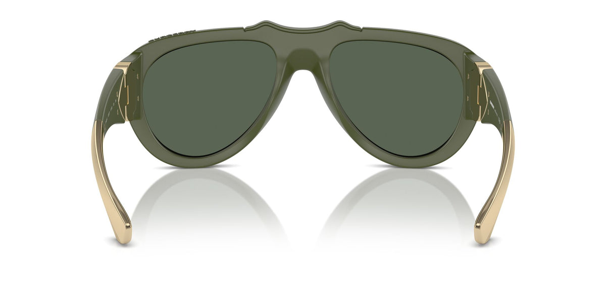 Burberry  0BE4433U 413871 57 Green Lens Rubber / Dark Green Lens