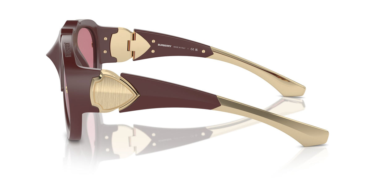 Burberry  0BE4433U 414075 57 Rubber Burgundy / Dark Violet