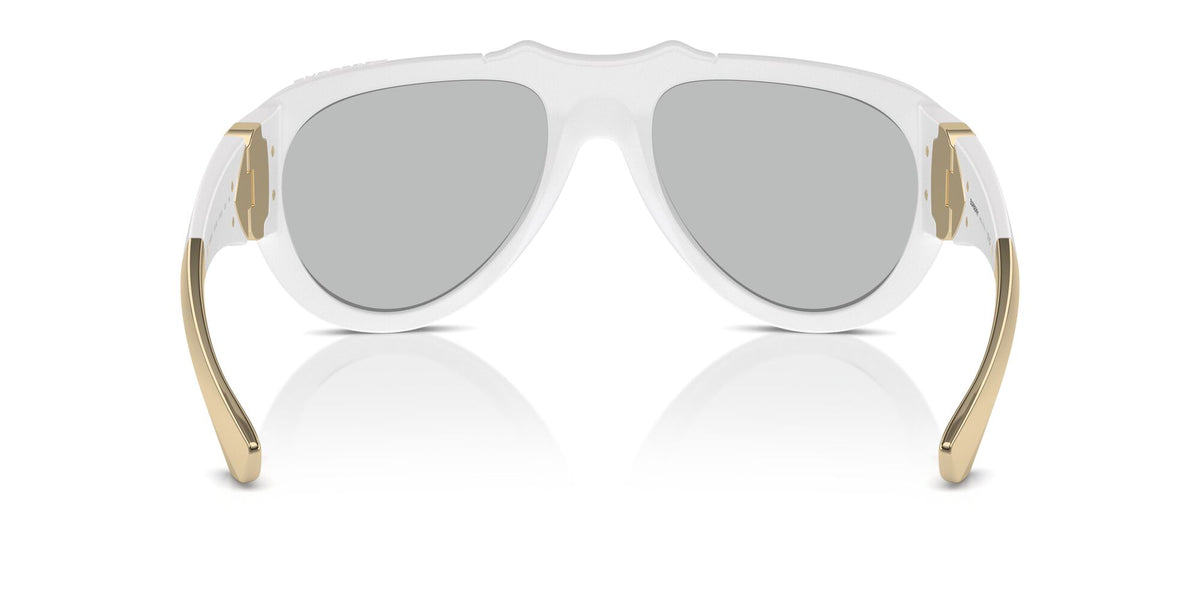 Burberry  0BE4433U 414187 57 White Rubber / Light Grey