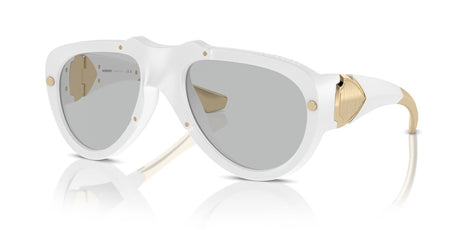 Burberry  0BE4433U 414187 57 White Rubber / Light Grey