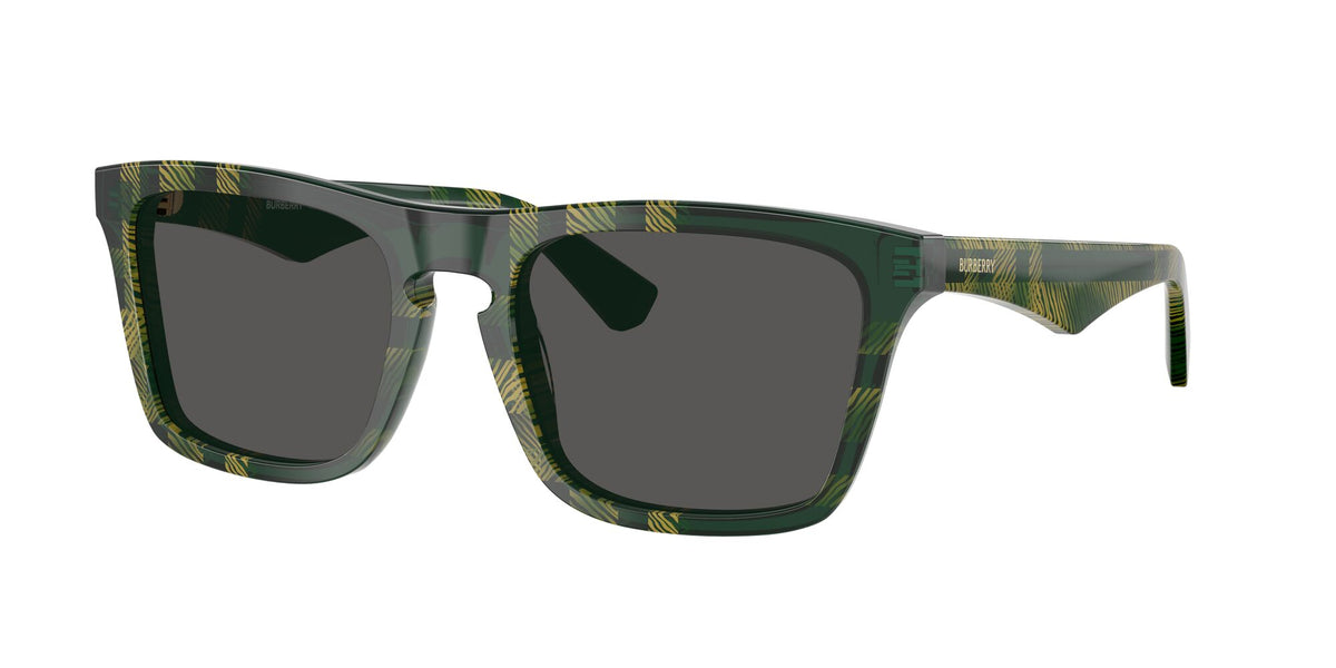 Burberry  0BE4434F 412587 57 Check Green/ Dark Grey