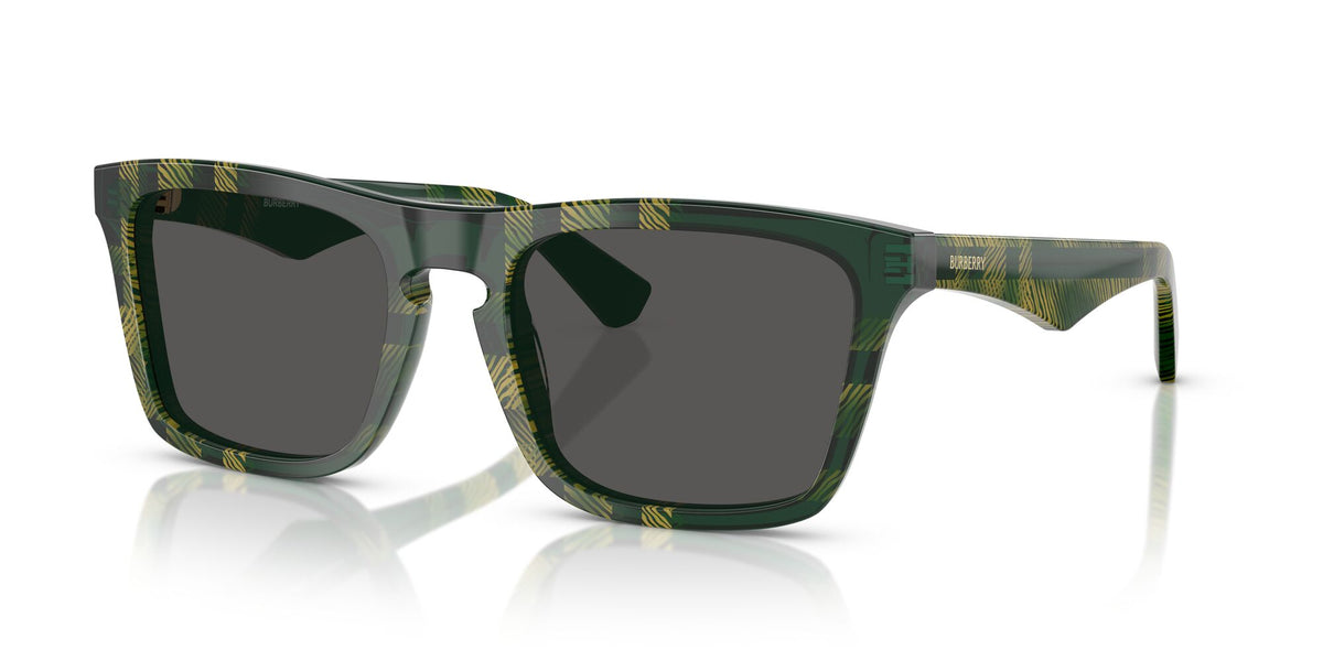 Burberry  0BE4434F 412587 57 Check Green/ Dark Grey