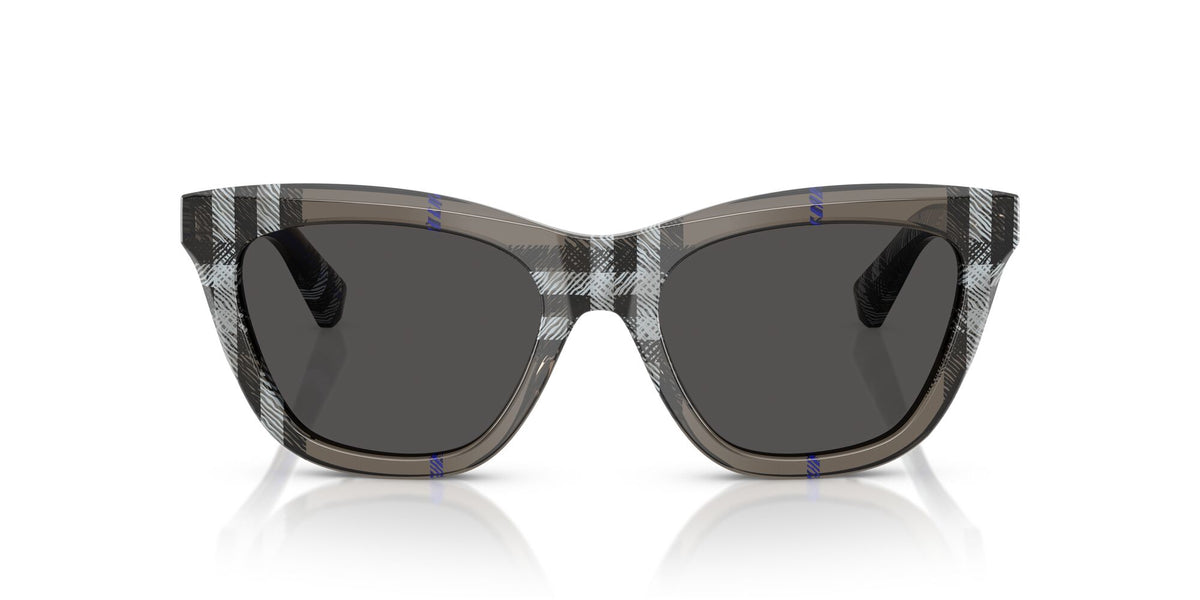 Burberry  0BE4435 414787 53 Check Lichen/ Dark Grey