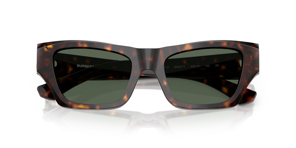 Burberry 0BE4441U 300271 52 Dark Havana/ Dark Green