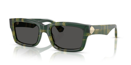 Burberry  0BE4443 412587 55 Check Green/ Dark Grey